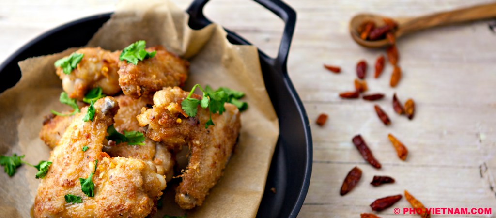 Caramelised chicken wings